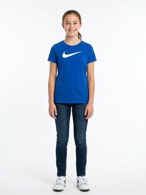 Girl’s Blue Nike Short Sleeve Shirt